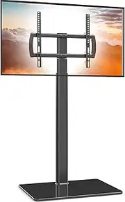 Hemudu Universal TV Stand with Mount 80 Degree Swivel Height Adjustable Function for 27 to 65 inch LCD, LED OLED TVs,HT1002B