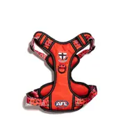 AFL St Kilda Saints Pet Dog No Pull Canvas/D-Ring Harness Adjustable Vest XL