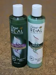 Dove Real Bio-Mimetic Care Collagen Shampoo & Conditioner REVOLUMIZE 10 FL oz ≌