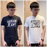 【AYLLON】ARMANI JEANS 男版 漸層文字 GA老鷹 短TEE 現貨 男生 短袖T恤