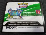 Pokemon Charizard GX SM60 Premium Collection Code Card Messaged