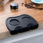 1pc Espresso Coffee Tamper Mat Station with Silicone Pad Barista Press WDT Tool
