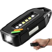 Mini Keychain Light, EDC Flashlight Clip-On Light, Rechargeable 500 Lumens 7 ...