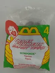 1997 SCORPONOK Transformers BEAST WARS McDonalds Happy Meal Toy Figure NIP