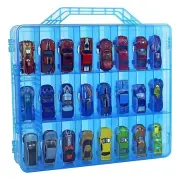 Hot Wheels Display Case and Toy Car Storage Organizer, Double sided 48