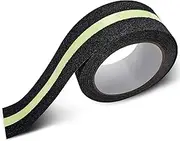 Huakaile Glow in The Dark Tape Anti Slip Grip Tape, 1.96" x 16.4Ft Luminous Reflective Tape, Waterproof Non Skid Traction Tape Strips for Outdoors Steps Indoor Stairs Treads Ladder Floor