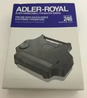 Alder-Royal Product No 246 Black Correctable Typewriter Ribbon
