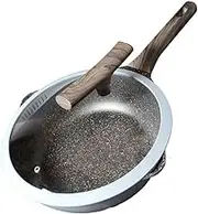 Non-Stick Deep Frying Pan for Stir-Frying Vegetables Fisha Pan All Stovetop Universal