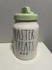 Rae Dunn Canister EASTER TREATS Canister With Watercolor Egg NEW