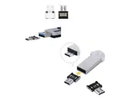 OTG to Micro USB Flash Drive U Disk Adapter Connector Metal For Tablet PC Phone