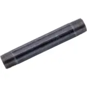 (3)-Anvil 2 In. x 2-1/2 In. Schedule 40 Steel Black Iron Nipple