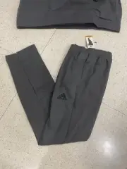 NWT Adidas Tricot JOGGERS Mens Training Track Pants Tapered Gray Grey