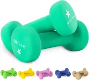 Neoprene Coated Dumbbell Hand Weight Set of 2 - Multiple Weight Options