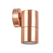MR16 12V Exterior Single Fixed Wall Pillar Light Copper IP65 - PM1FC