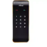 Alfred Electronic Deadbolt Lock 6.5" 1-Sided Keyless Electronic DB2 Smart Gold