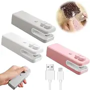 Upgraded 2 in 1 Portable Rechargeable Handheld Vacuum Food Sealer, 2024 New Mini Bag Sealer for Sealing and Cutting Chips, Snacks, Plastic Bags (3 Colors)