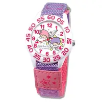 在飛比找博客來優惠-三麗鷗授權 兒童學習數字自黏織帶手錶粉紅kikilala