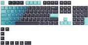 Glorious GPBT Celestial Ice Keycaps - Premium Cherry-Profile 114 Keys Set with Bright Blue & Deep Navy Blue Gradient Design - Durable, Readable, Compatible with GMMK Models & Standard Keyboards