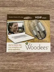 Woodees VOIPAD35 VOIP Adapter Smartphone Headset to PC or MAC - New