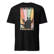 Retro Cat T-Shirt | Pew Pew Madafakas | Funny Design Shirt | Witty Graphic Tee