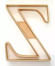 ZETA GREEK LETTER FRATERNITY SORORITY COOKIE CUTTER USA PR4328