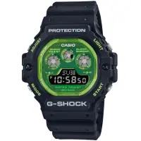 在飛比找momo購物網優惠-【CASIO 卡西歐】G-SHOCK 耀眼夏日數位樹脂腕錶/