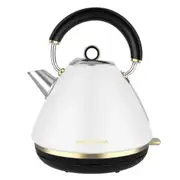 Morphy Richards 1.5L Ascend Soft Gold Kettle - White