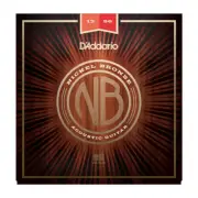 10 SETS D'Addario NB1356 Nickel Bronze Acoustic Guitar Strings 13-56 Med Gauge