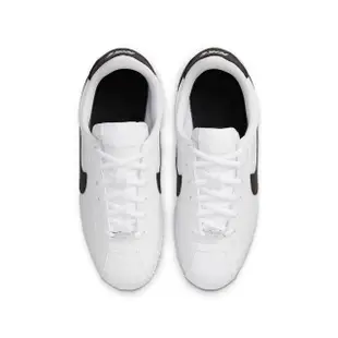 【NIKE 耐吉】休閒鞋 女鞋 大童 運動鞋 阿甘鞋 CORTEZ BASIC SL GS 白黑 904764-102