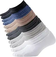 [Jormatt] 6 Pairs Men's Performance Running Socks Comfort Fit Low Cut Socks Arch Support