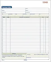 Adams, ABFDC8131, 2-Part Carbonless Purchase Order Book, 1 Each, White