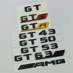 BENZ 賓士 AMG GT車標 GTS GT50 63S字標 GTR改裝 後尾標 V8 BITURBO標誌貼 黑色