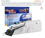 Giwuh handheld portable cordless sewing machine 18pc white