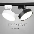 LED L Type Track Lamp Fixture Rail Ceiling Light 180°Wide Angle Floodlight Store