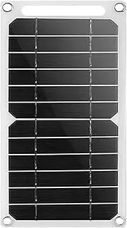 Solar Panel | 5v 6w Portable Foldable Solar Panels - Foldable Battery Chargers with Carabiner Type C Camping Gear for Phones, Laptop & Water Pumps