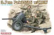 Dragon 6152 1/35 3.7cm PAK 35/36 w/CREW