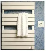 Runtal TW12D-24-CHROME 24-Inch W by 35-Inch H Towel Warmer Direct Connect Electric, Chrome