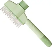 Cat Hair Knot Comb, Pet Removal Brush, Button Function, Small Animal Loose Steel Needle, Dog Knot Remover, Stainless Steel Teeth Brushes, For Flea Cleaning
