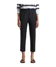 beaded trim-detail trousers IT42 Space blue