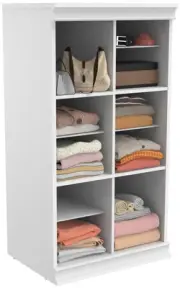 ClosetMaid 21MC-DS Modular Closet System Adjustable Divided Shelf - White