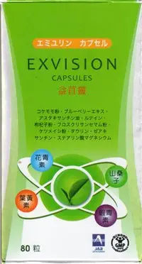 在飛比找Yahoo!奇摩拍賣優惠-免運『益苜靈EXVISION』葉黃素 花青素 山桑子 枸杞子