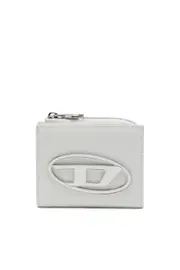 [Diesel] Diesel - Bi-fold card holder in nappa leather - Card cases - Woman - White UNI White