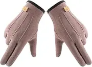 [Generic] Touch Screen Ladies Winter Gloves Stay Connected On Go Ladies Skiing Gloves AcrylicFibers Warm Gloves