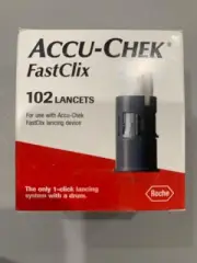 Accu-Chek FastClix Diabetes Testing 102 Lancets