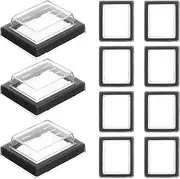 GLEAVI Light Switch Guard Cover, 15pcs Button Switch Protective Cover Button Cover Button Dust Cover Button Protector