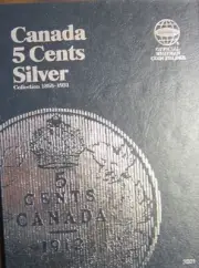 #3201 Whitman Canadian 5 Cent Starting 1858-1921