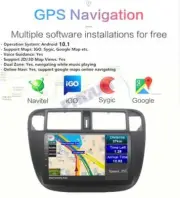 9'' Android 10.1 1＋16GB Car Stereo Radio GPS WIFI For Honda Civic 1995-2000 RHD