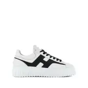 [Hogan] Hogan H-Stripes Leather Sneakers 10 US NEUTRALS