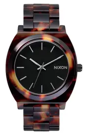 Nixon The Time Teller Acetate Bracelet Watch, 40mm