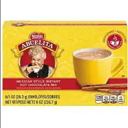 Abuelita Mexican Style Instant Hot Chocolate Mix, 8 Count, 1 Box By Nestle 8oz